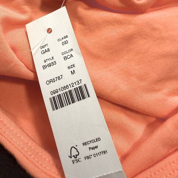 J. Crew One Shoulder Knit Orange Tank Top - Picture 5 of 6